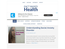 Tablet Screenshot of factbasedhealth.com
